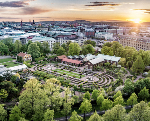 ariel view of Gothenburg